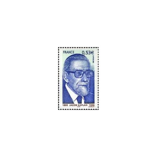 1 عدد تمبر جیکوب کاپلان - فرانسه 2005 1 عدد تمبر جیکوب کاپلان - فرانسه 2005
