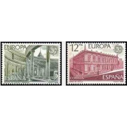 2 عدد تمبر مشترک اروپا - Europa Cept - بناهای تاریخی - اسپانیا 1978