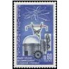1 عدد تمبر بیستمین سال تاسیس کمیسیون انرژی اتمی - فرانسه 1965