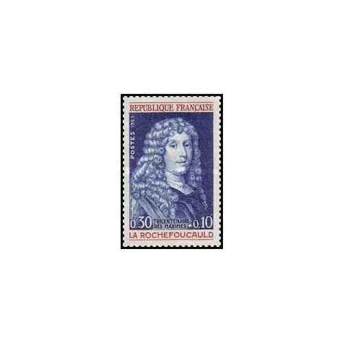 1 عدد تمبر روچافوکالد - فرانسه 1965