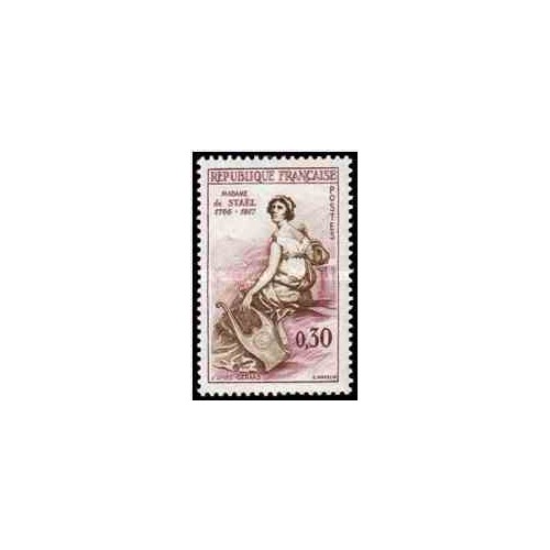 1 عدد تمبر مادام استایل - فرانسه 1960