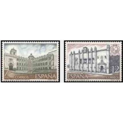 2 عدد تمبر تاریخ آمریکا و اسپانیا -اسپانیا 1979