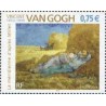 1 عدد  تمبر نقاشی ون گوگ - فرانسه 2004