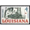 1 عدد تمبر 150مین سالگرد تاسیس ایالت لوئیزیانا - آمریکا 1962