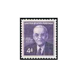1عدد تمبر یادبود جان فاستر دالس ، سیاستمدار - آمریکا 1960   