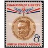 1عدد تمبر رامون ماگسای سای -مدافع آزادی - آمریکا 1957     