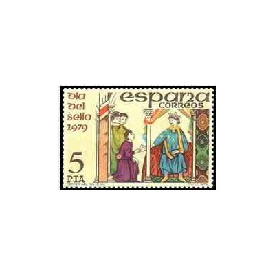  1 عدد تمبر روز تمبر - اسپانیا 1979
