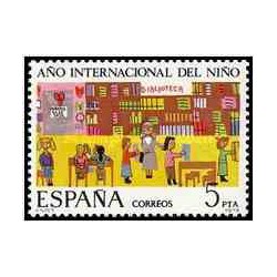 1عدد تمبر سال جهانی کودک - اسپانیا 1979      