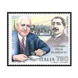 1عدد تمبر روز تمبر - ایتالیا 1991   