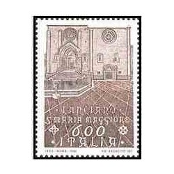 1 عدد تمبر کلیسای سانتا ماریا مگیوره ، لانسانو - ایتالیا 1991