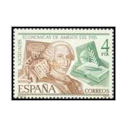 1عدد تمبر 200مین سالگرد انجمن دوستان زمین - اسپانیا 1977