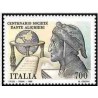 1 عدد تمبر صدمین سالگرد انجمن دانته آلیگیری - ایتالیا 1990