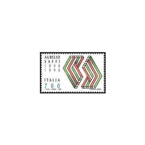 1 عدد تمبر صدمین سالگرد مرگ اورلیو سافی - سیاستمدار - ایتالیا 1990 1 عدد تمبر صدمین سالگرد مرگ اورلیو سافی - سیاستمدار - ایتالیا 1990
