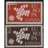 2 عدد تمبر مشترک اروپا - Europa Cept - اسپانیا 1961