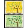 2 عدد تمبر مشترک اروپا - Europa Cept - ایسلند 1962