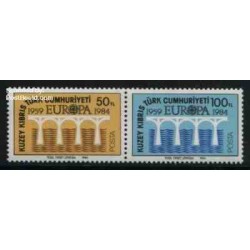 2 عدد تمبر مشترک اروپا - Europa Cept - قبرس ترکیه 1984