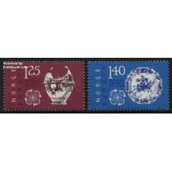 2 عدد تمبر مشترک اروپا - Europa Cept - نروژ  1976