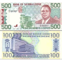 اسکناس 500 لئون - سیرالئون 1991