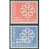 2 عدد تمبر مشترک اروپا - Europa Cept - سوئیس 1959