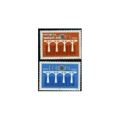 2 عدد تمبر مشترک اروپا - Europa Cept - یوگوسلاوی 1984