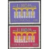 2 عدد تمبر مشترک اروپا - Europa Cept - سان مارینو 1984