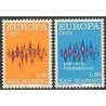 2 عدد تمبر مشترک اروپا - Europa Cept - سان مارینو 1972