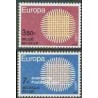 2 عدد تمبر مشترک اروپا - Europa Cept - بلژیک 1970