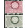 2 عدد تمبر مشترک اروپا - Europa Cept - بلژیک 1960