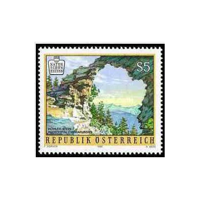 1 عدد تمبر  زیبایهای طبیعی اتریش - اتریش 1992
