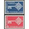 2 عدد تمبر مشترک اروپا - Europa Cept - هلند 1968