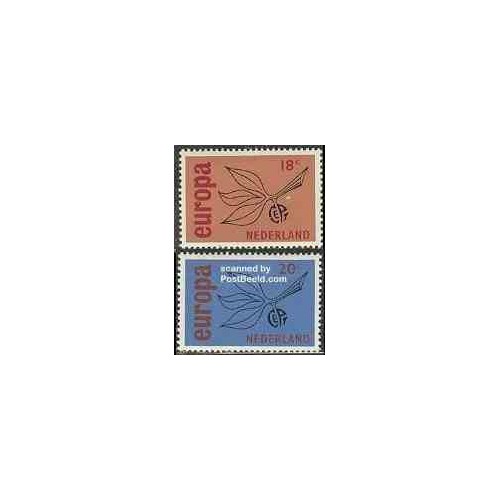 2 عدد تمبر مشترک اروپا - Europa Cept - هلند 1965
