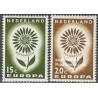 2 عدد تمبر مشترک اروپا - Europa Cept - هلند 1964