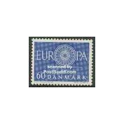 1 عدد تمبر مشترک اروپا - Europa Cept - دانمارک 1960