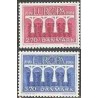 2 عدد تمبر مشترک اروپا - Europa Cept - دانمارک 1984