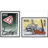 2 عدد تمبر ایمنی جاده ها - ایتالیا 1984