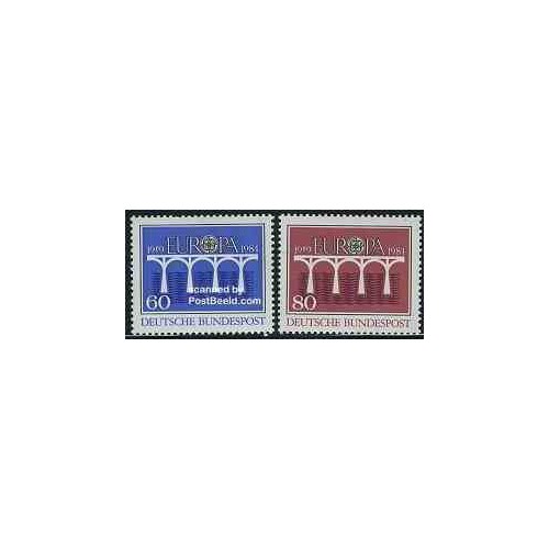 2 عدد تمبر مشترک اروپا -Europa Cept -  جمهوری فدرال آلمان 1984