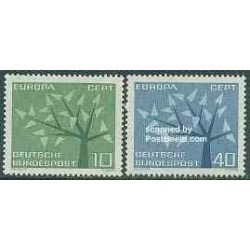 2 عدد تمبر مشترک اروپا - Europa Cept-  جمهوری فدرال آلمان 1962
