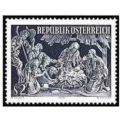 1 عدد تمبر کریسمس - اتریش 1970