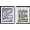 2 عدد تمبر هنرمندان ایتالیایی- تابلو نقاشی - ایتالیا 1974