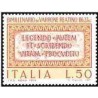 1 عدد تمبر 2000مین سالگرد مرگ وارو -ایتالیا 1974
