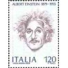 1 عدد تمبر صدمین سال تولد آلبرت انشتین - ایتالیا 1979