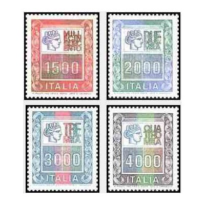 4 عدد تمبر سری پستی - ایتالیا 1979