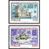 2 عدد تمبر 50مین سالگرد اولین تمبر چاپ شده  - ایتالیا 1979