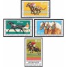 4 عدد تمبر کنگره بین المللی پرورش دهندگان اسب کشورهای سوسیالیست - جمهوری دموکراتیک آلمان 1974