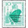 1 عدد تمبر سورشارژ بندرگاه روستوک - جمهوری دموکراتیک آلمان 1960