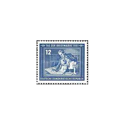 1 عدد تمبر روز تمبر  - جمهوری دموکراتیک آلمان 1951