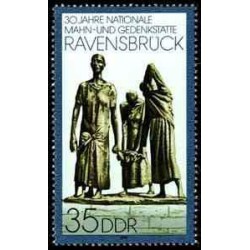 1 عدد تمبر بنای یادبود راونزبروک  - جمهوری دموکراتیک آلمان 1989