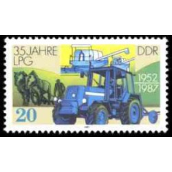 1 عدد تمبر 35مین سال تعاونی های تولیدی کشاورزی  - جمهوری دموکراتیک آلمان 1987