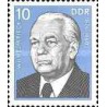 1 عدد تمبر ویلهلم پیک - رئیس جمهور آلمان شرقی- جمهوری دموکراتیک آلمان 1975