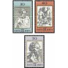 3 عدد تمبر پانصدمین سال تولد آلبرشت دورر - نقاش - جمهوری دموکراتیک آلمان 1971